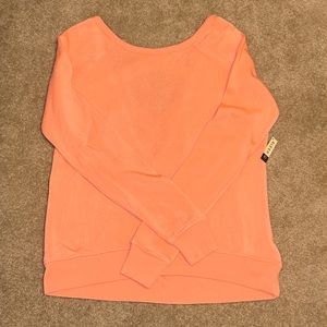 Aeropostale NWT Peach CrossBack Sweatshirt Sleepwear